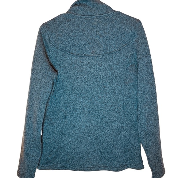 The North Face Fleece Jacket Full Zip Pockets Teal Women’s Medium - Picture 2 of 8